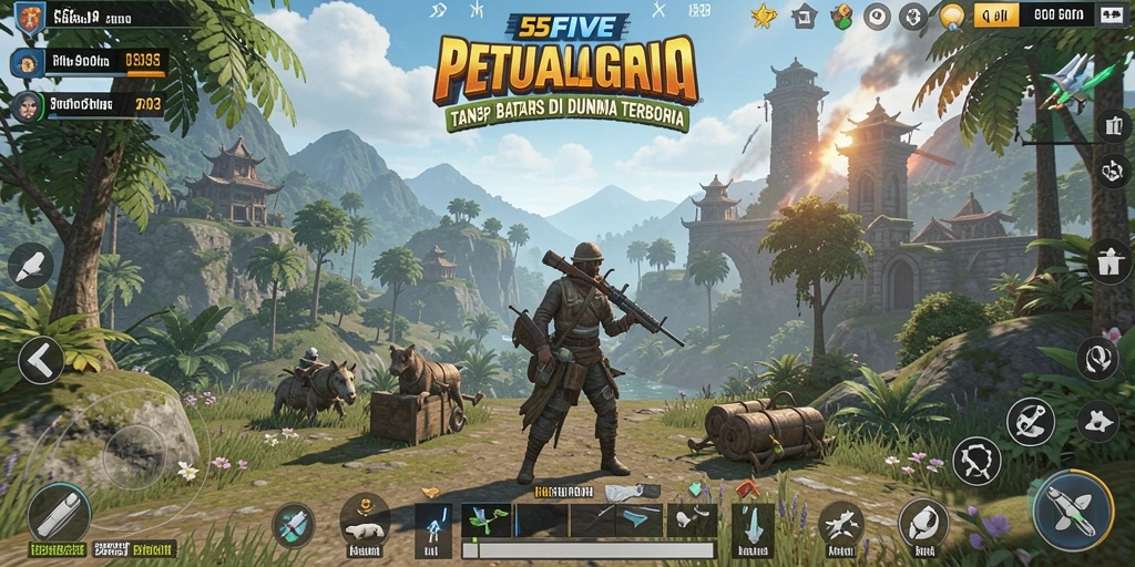 Gameplay Open World yang mengasyikkan dengan eksplorasi tanpa batas.