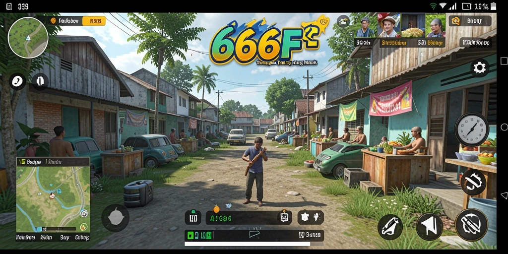 Gameplay menarik dalam 666F yang menunjukkan kehidupan virtual.