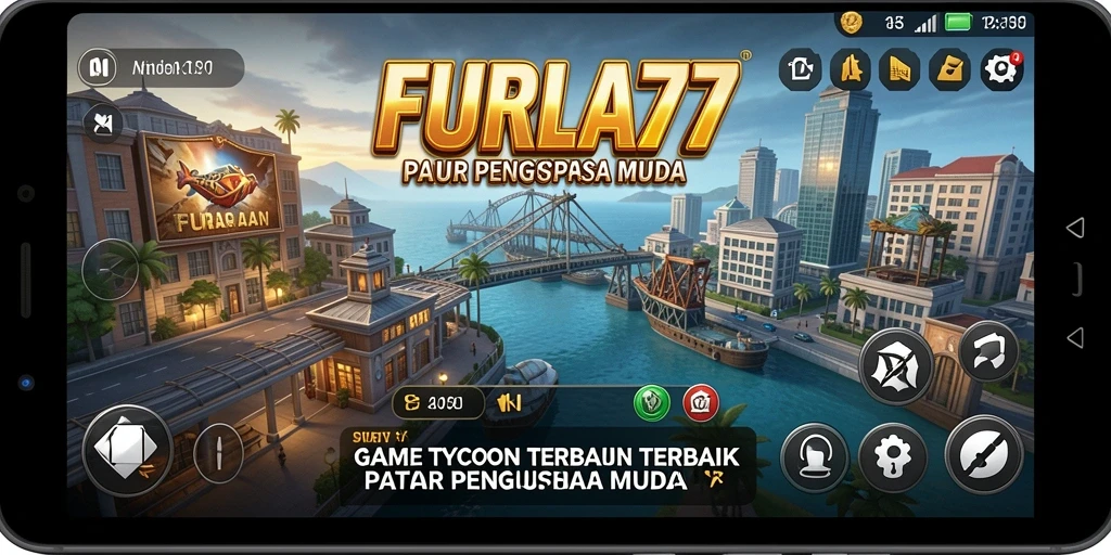 Tampilan gameplay <strong>FURLA77</strong> yang menarik dengan berbagai pilihan bisnis.