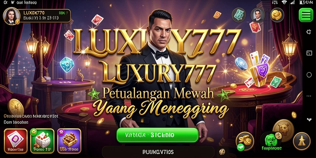 Screenshot gameplay LUXURY777 dengan pemandangan petualangan memukau.
