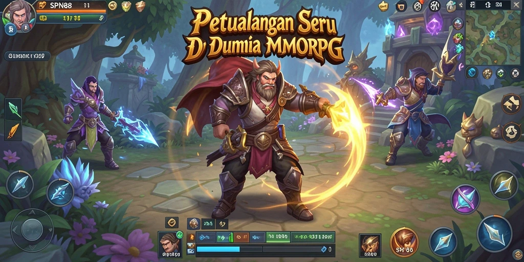 Screenshot gameplay SPN88 menampilkan aksi seru di dunia MMORPG.