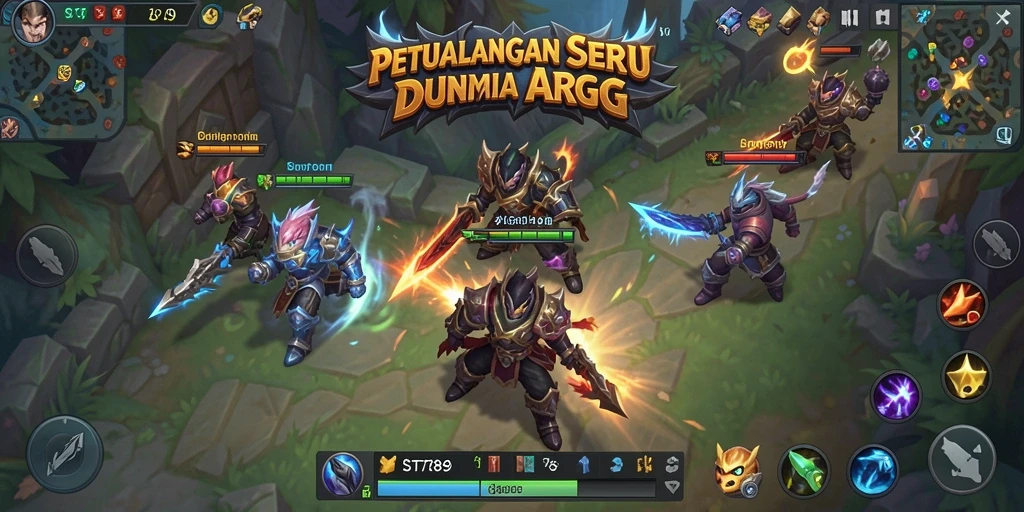 Tampilan gameplay ARPG seru di ST789 yang mengesankan.