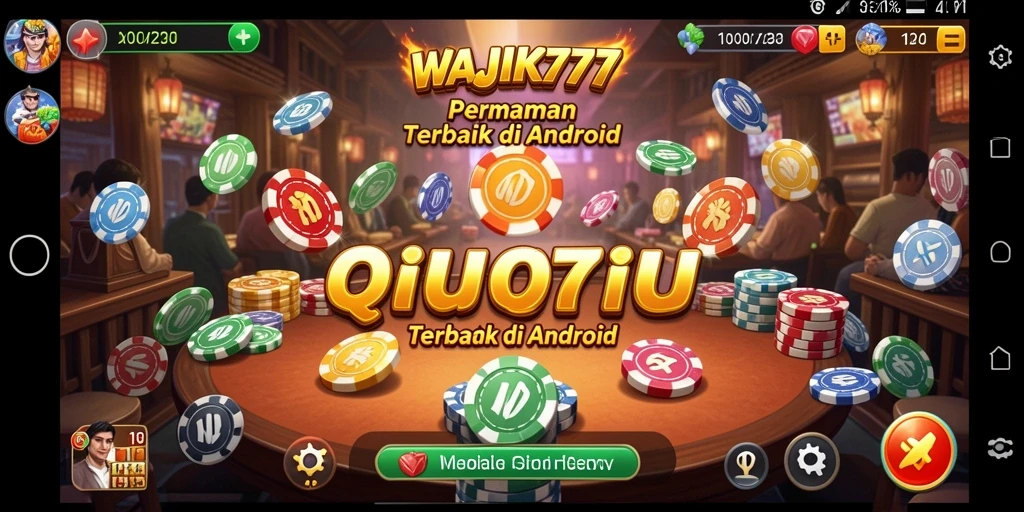 Tampilan gameplay seru dari WAJIK777 QiuQiu.